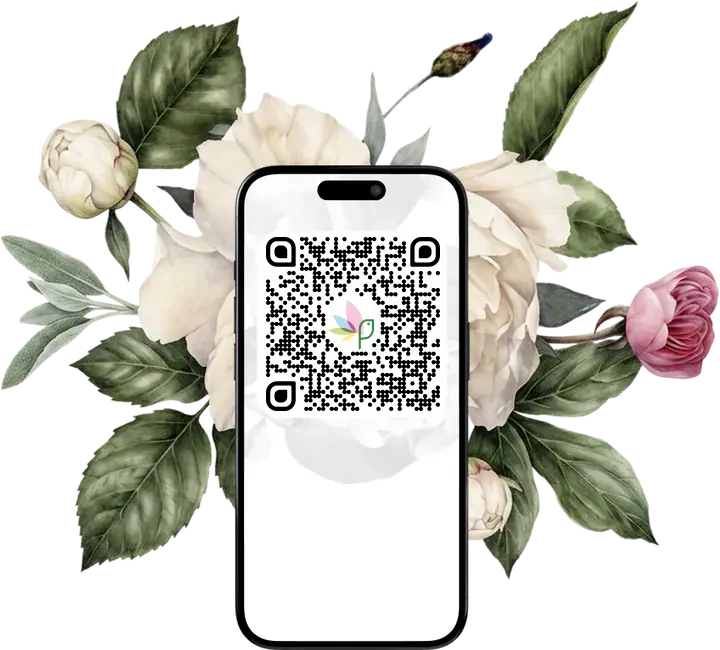QR-Code zum Herunterladen der MyGlobalFlowers-App